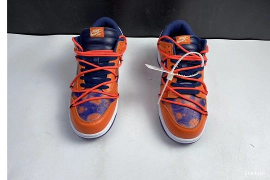 Perple CT0856-801 O-W Dunk SB White Nike  x Orange Low 0325